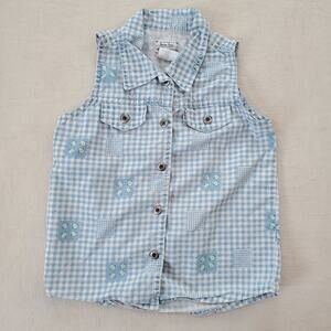 Vintage Levi's Floral Gingham Shirt 4t